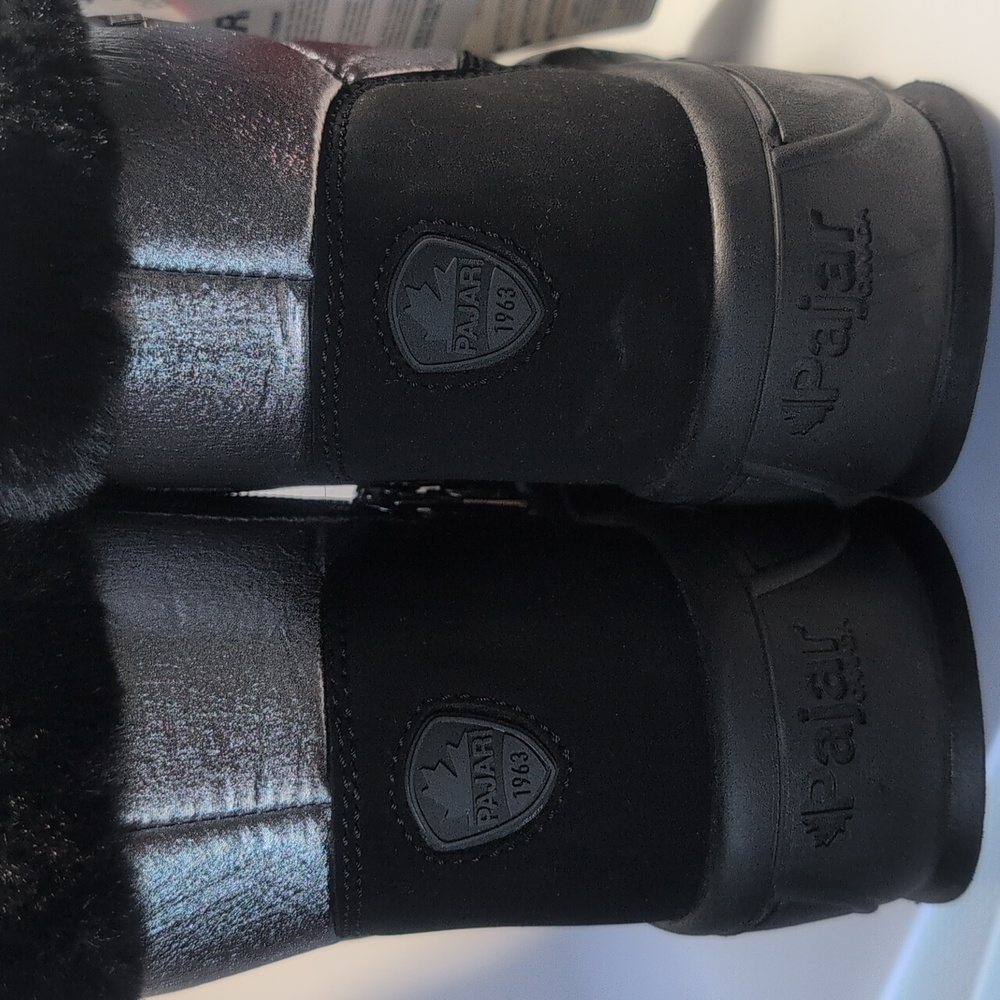 Pajar metallic pewter women's size 10 winter boots - Picture 4 of 6